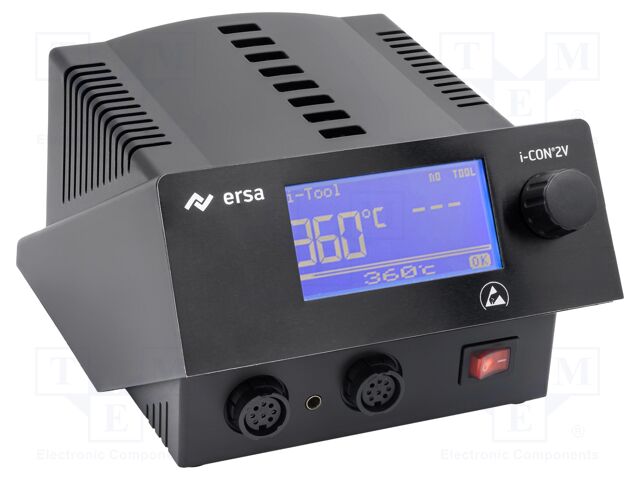 Station: control unit; 150W; 150÷450°C; 230VAC; ESD; Ch: 2