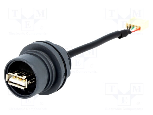 Transition: adapter; external bayonet,push-pull; UL94V-0; 1A