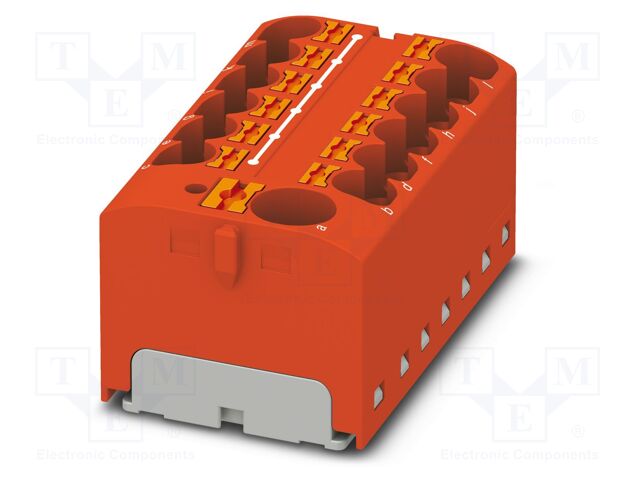Splice terminal: rail; 32A; 450V; push-in; PA; L: 21.7mm; 0.2÷6mm2