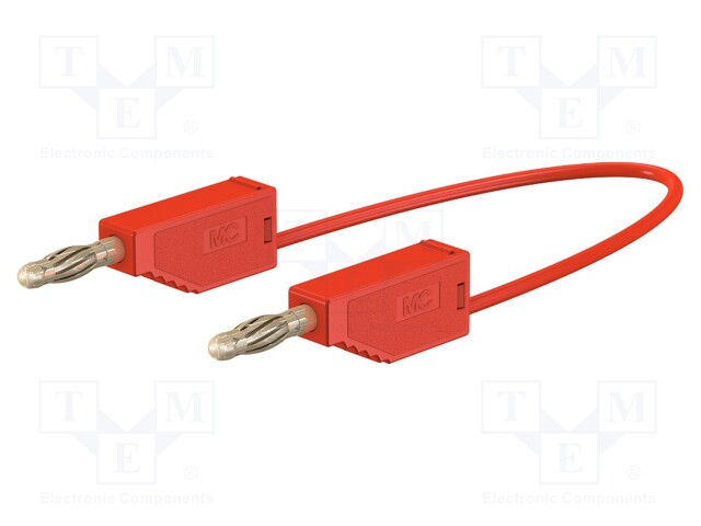 Test lead; 60VDC; 30VAC; 32A; 4mm banana plug-4mm banana plug