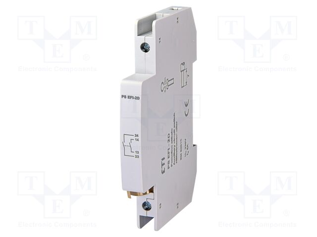 Auxiliary contacts; 230VAC; 6A; for DIN rail mounting; EFI