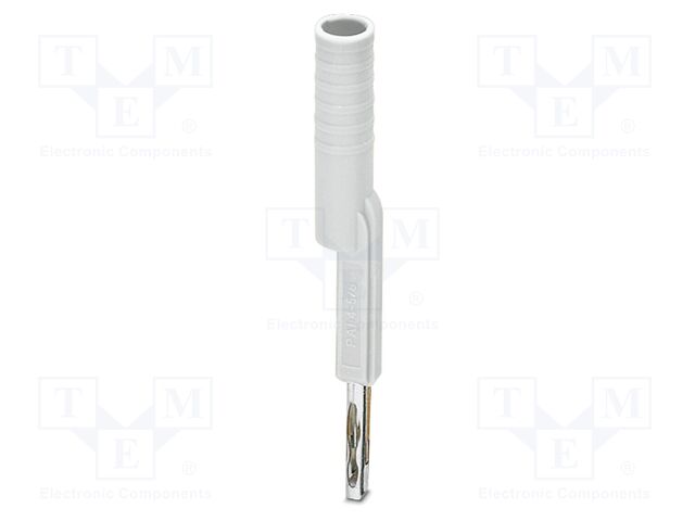 Test socket; PA; L: 45.3mm; ways: 1; W: 5.8mm; H: 5.8mm; Body: white