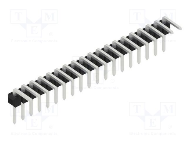 Connector: pin strips; pin header; male; PIN: 19; 2.54mm; THT; 1x19