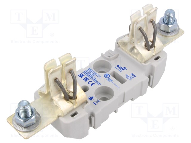 Fuse holder; NH2; Mounting: DIN; 400A; 1kVDC; Man.series: ST; IP20