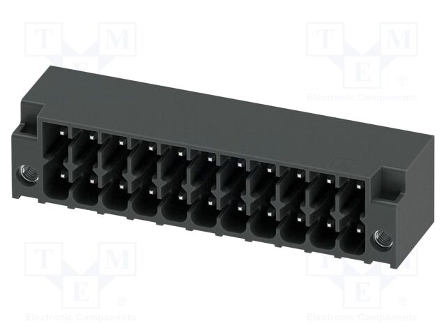 PCB headers, nominal cross section: 1.5 mm?, color: black, n