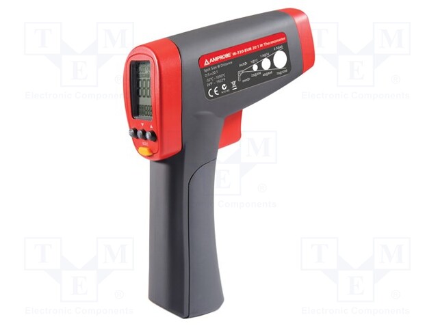 Infrared thermometer; double LCD,with a backlit; -32÷1050°C