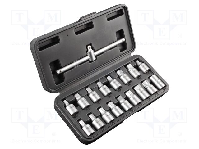 Wrench-set; Mounting: 3/8"; 18pcs.