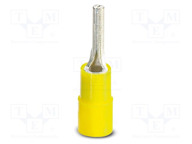 PA; insulated; Body: yellow; Tip: wire pin