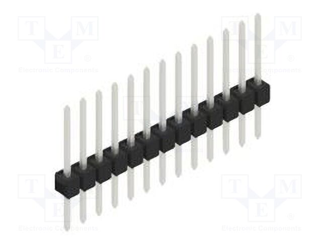 Connector: pin strips; pin header; male; PIN: 13; 2.54mm; THT; 1x13