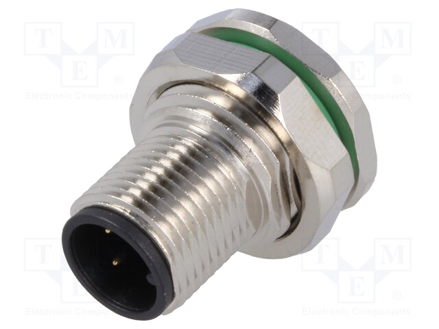 Socket; M12; PIN: 4; male; A code-DeviceNet / CANopen; THT; IP67