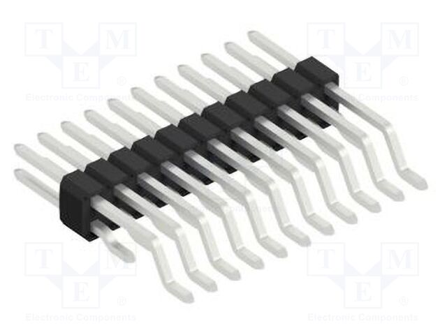 Connector: pin strips; pin header; male; PIN: 22; 1.27mm; SMT; 2x11