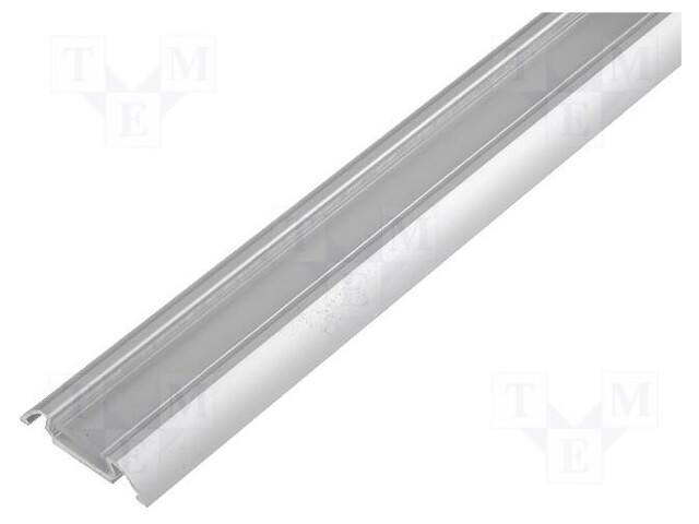 Profiles for LED modules; transparent; surface; L: 2m; aluminium