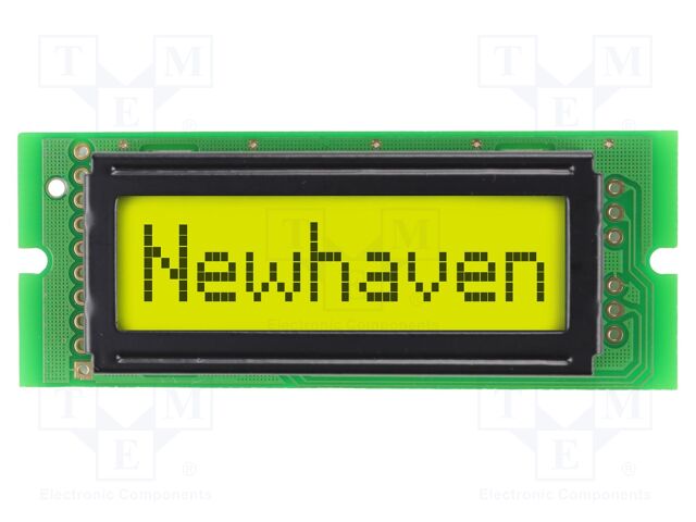 Display: LCD; STN Positive; 8x1; grey; 69x27mm; LED; PIN: 16; 1x10
