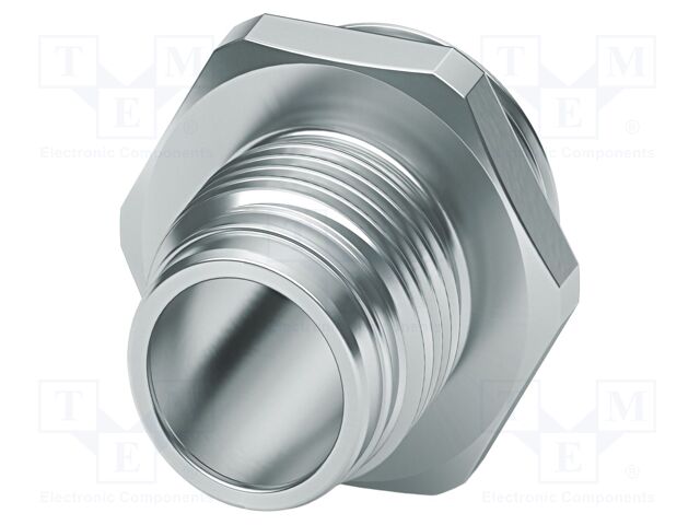 Enclosure for connectors: M12; SMT; nickel plated