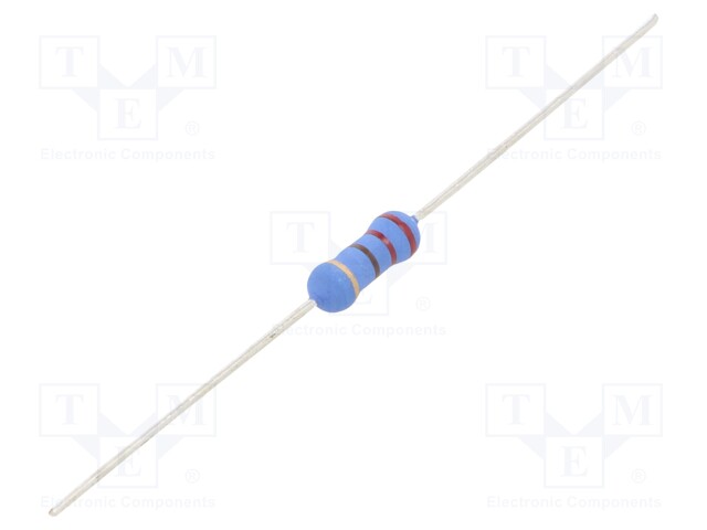 Resistor: metal oxide; 220Ω; 1W; ±5%; Ø3.5x10mm; -55÷155°C