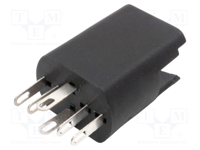 Socket; Leads: 2,4x0,3mm connectors