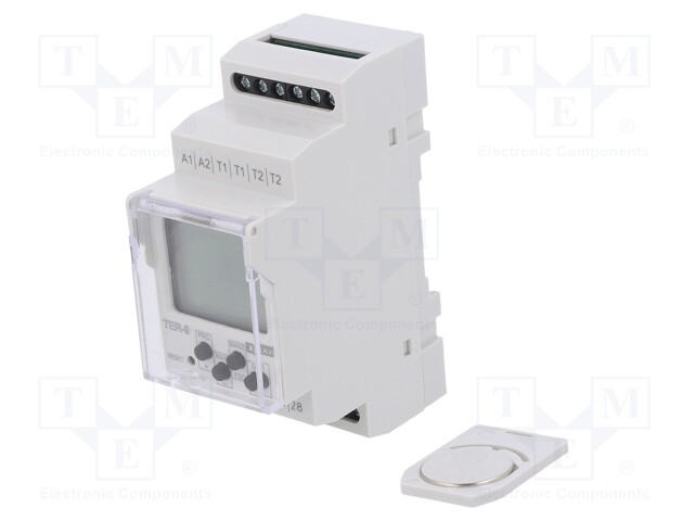 Programmable time switch with thermostat; Range: 1 year; 24VAC
