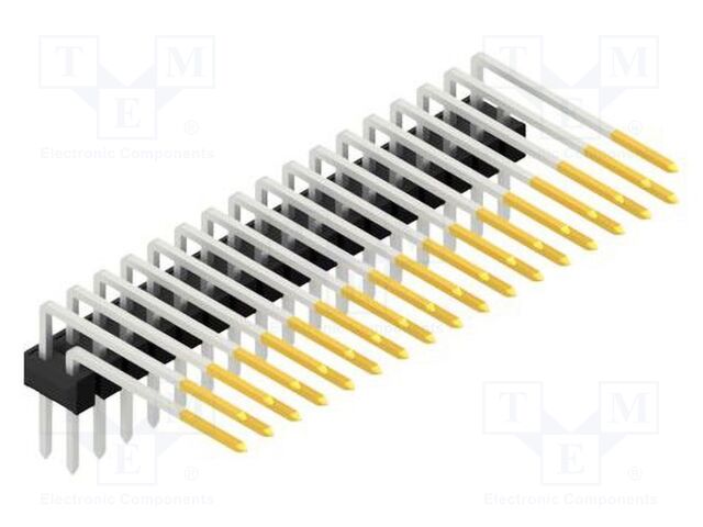 Connector: pin strips; pin header; male; PIN: 34; 2.54mm; THT; 2x17