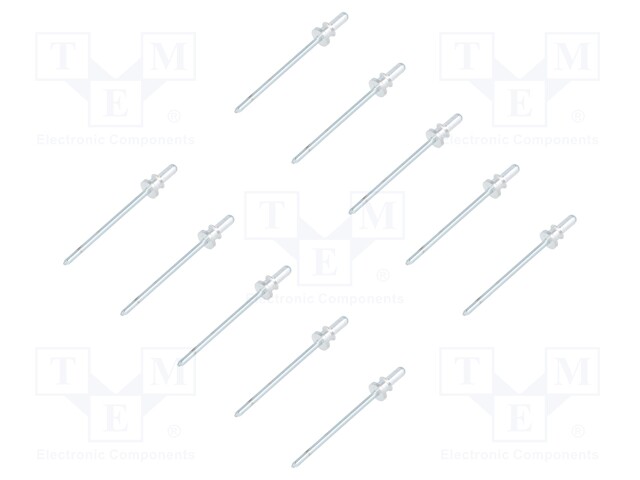 Rivet; 10pcs; OEM: 1571349,164361; L: 7.5mm; Øhead: 5mm