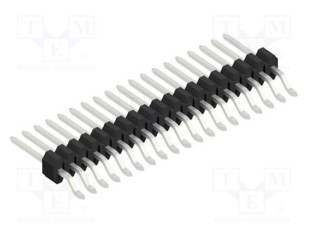 Connector: pin strips; pin header; male; PIN: 19; 1.27mm; SMT; 1x19