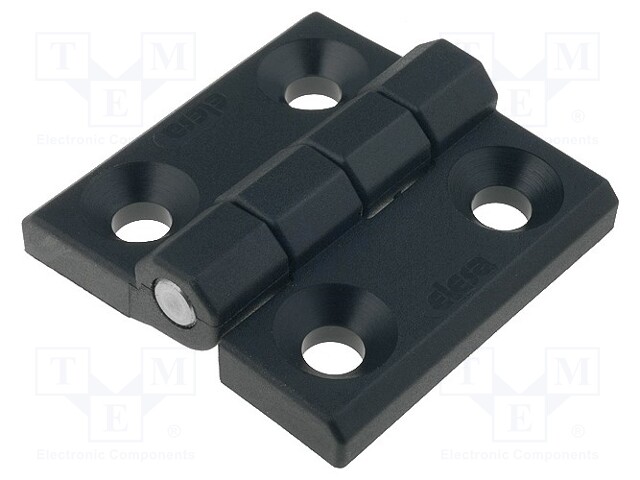 Hinge; Width: 60mm; technopolymer (PA); black; H: 60mm