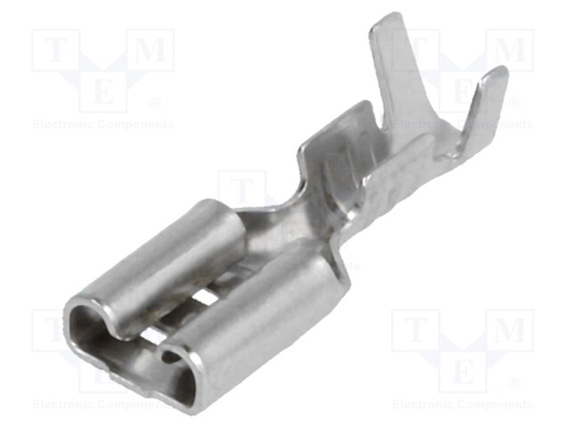 Terminal: flat; 4.8mm; 0.5mm; female; 0.5÷1.25mm2; crimped; tinned
