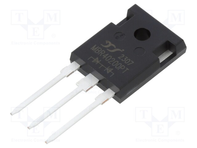 Diode: Schottky rectifying; THT; 200V; 40A; TO247-3; tube
