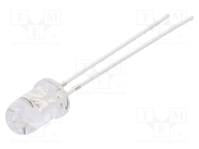 CRLED; 5mm; white warm; 12000mcd; 15°; Front: convex; Pitch: 2.54mm