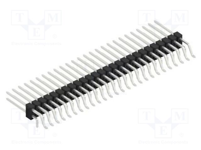 Connector: pin strips; pin header; male; PIN: 52; 2.54mm; SMT,THT