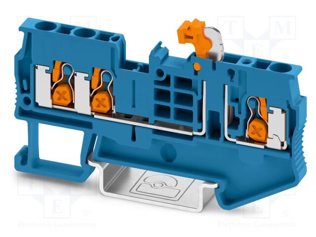 Splice terminal: rail; 20A; 500V; PA; L: 36.9mm; 0.5÷4mm2; ways: 1