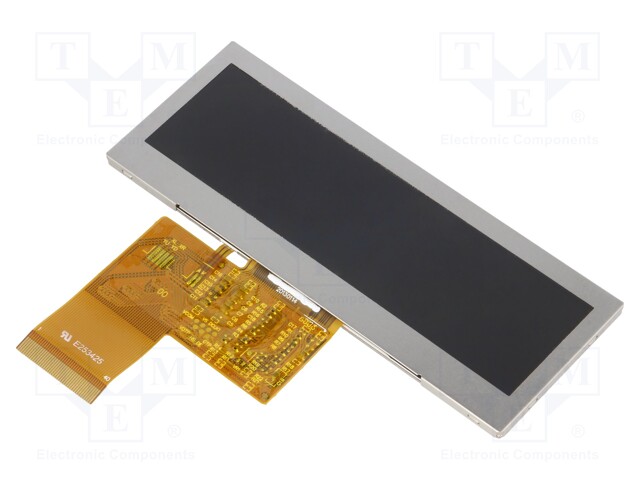 Display: TFT; 3.9"; 480x128; Illumin: LED; Dim: 105.5x40.64x2.95mm