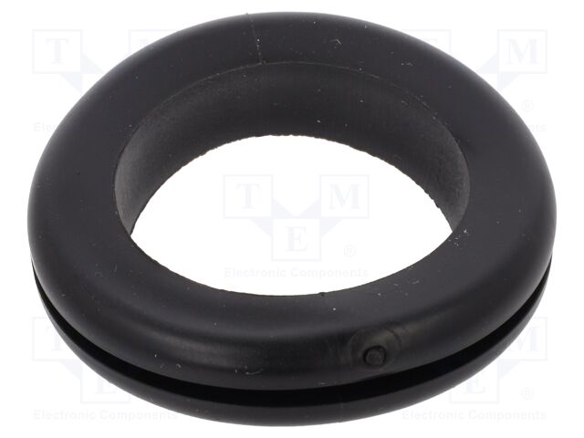 Grommet; black; UL94HB; TPR