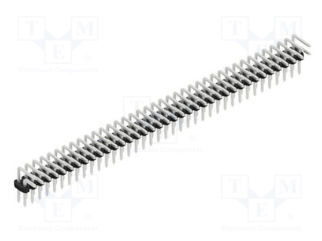 Connector: pin strips; pin header; male; PIN: 76; 2mm; THT; 2x38