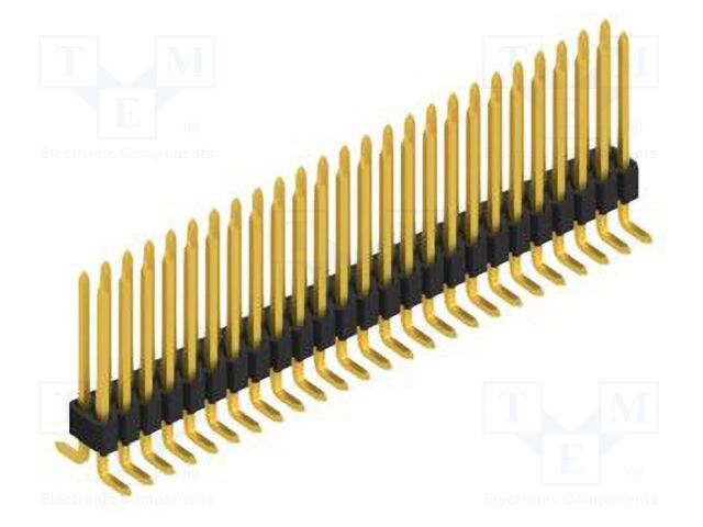 Connector: pin strips; pin header; male; PIN: 50; 1.27mm; SMT; 2x25