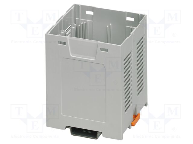 Enclosure base; grey; UL94V-0; EH 67,5; for DIN rail mounting