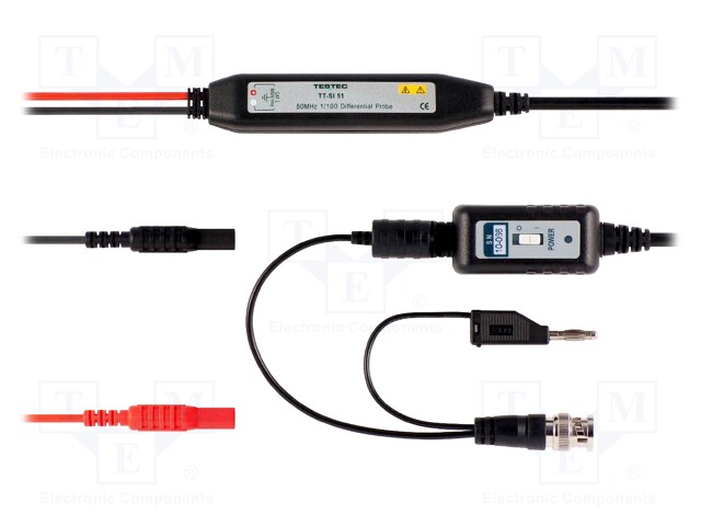Oscilloscope probe; Band: ≤50MHz; Attenuator: 100: 1