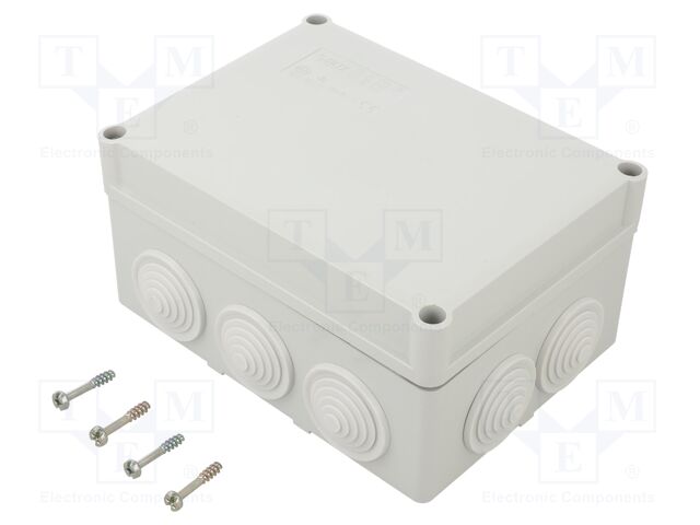 Enclosure: junction box; X: 150mm; Y: 70mm; Z: 110mm; wall mount; ABS