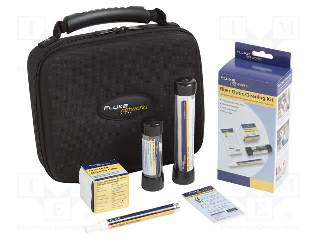 Kit: cleaning; for optical fibers