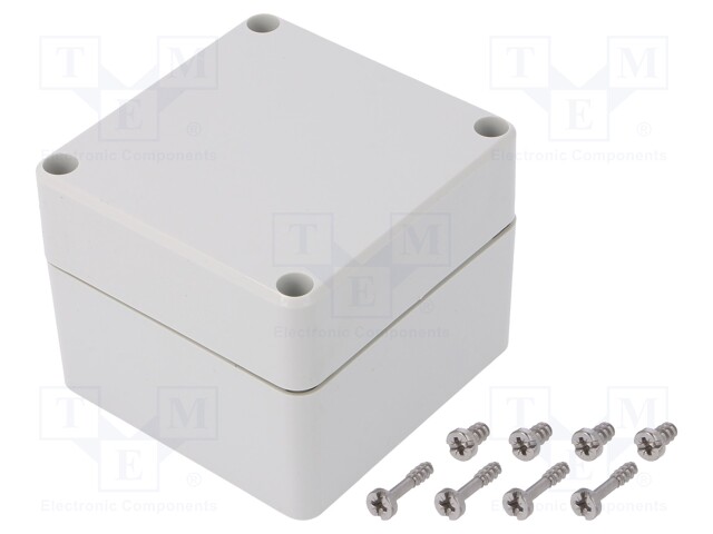 Enclosure: multipurpose; X: 80mm; Y: 82mm; Z: 65mm; EURONORD; grey