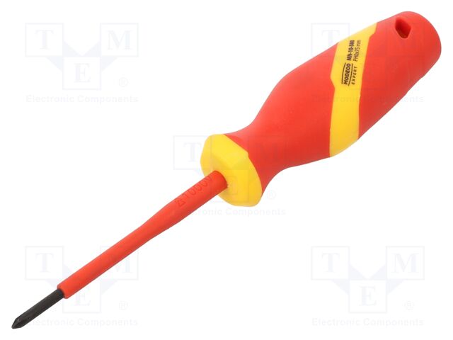 Screwdriver: insulated; Phillips; PH0; 75mm; 1kVAC
