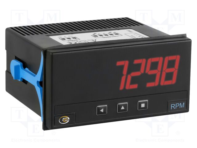 Meter: counter; digital,programmable; on panel; LED; 6 digits