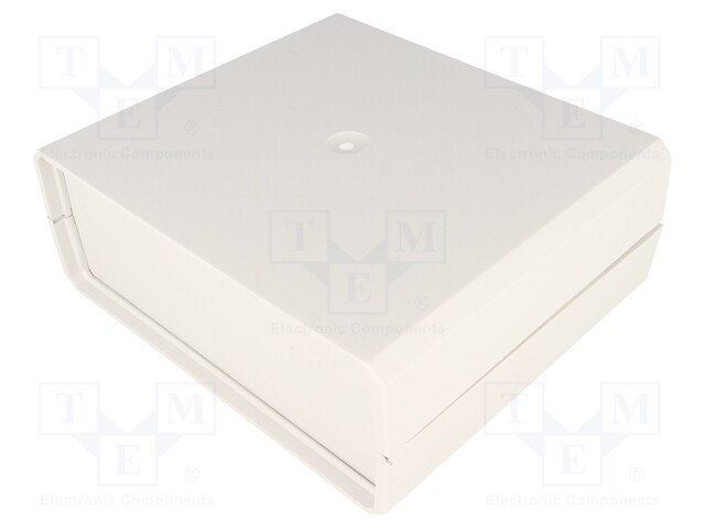 Enclosure: with panel; X: 159mm; Y: 140mm; Z: 60mm; ABS; grey