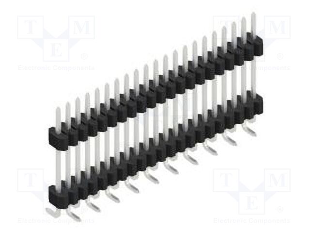 Connector: pin strips; pin header; male; PIN: 21; 1.27mm; SMT; 1x21
