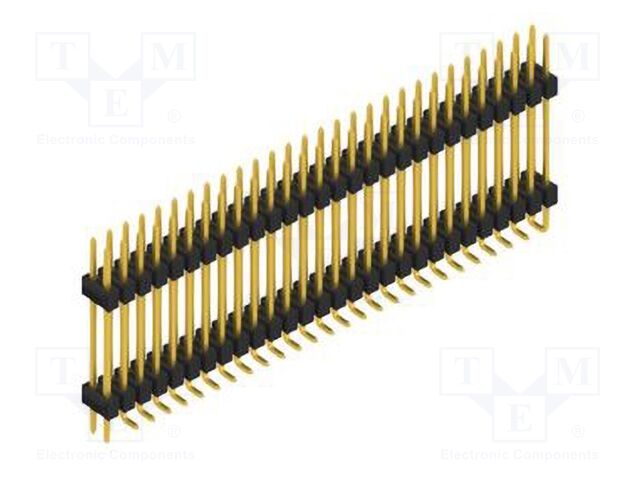 Connector: pin strips; pin header; male; PIN: 56; 2.54mm; SMT; 2x28