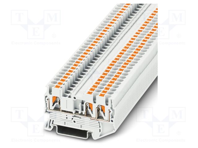 Splice terminal: rail; PT; 24A; 800V; push-in; PA; L: 35.3mm; W: 5.2mm