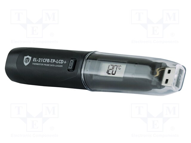 Data Logger, USB Temperature Probe, 1 Channels, 32510, EL-21CFR Series