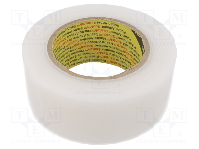Tape: sealing; W: 50mm; L: 5.5m; Thk: 1mm; natural (transparent)
