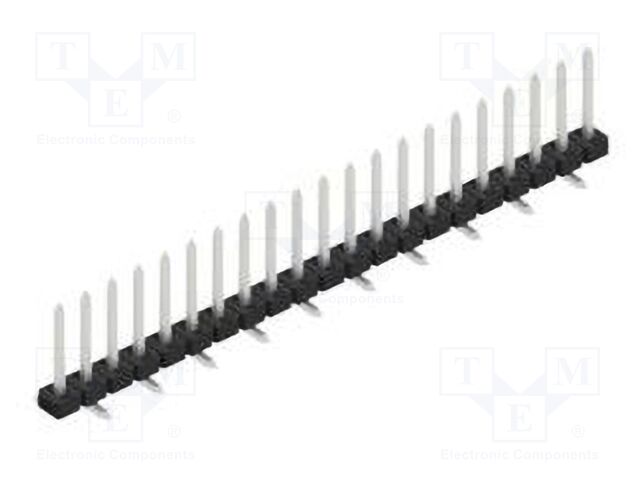 Connector: pin strips; pin header; male; PIN: 21; 2mm; SMT; 1x21