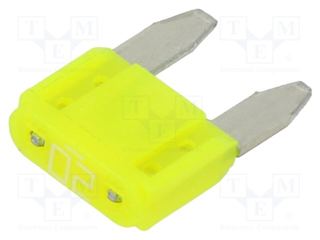 Fuse: fuse; 20A; 32VDC; medium time-lag; automotive; mini; holders