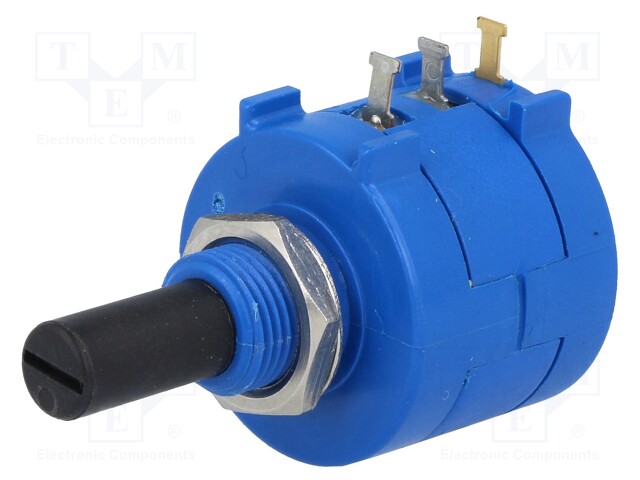 Potentiometer: shaft; multiturn; 20kΩ; 2W; ±5%; 6.35mm; linear; IP40